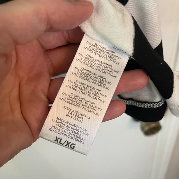 Anthropologie Everleigh Striped Peplum Swing Tee - Picture 5 of 9